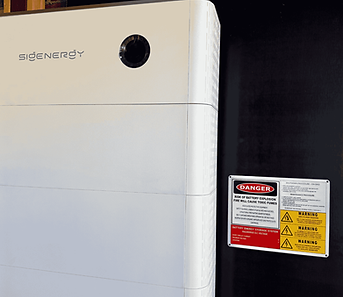 Plaque next to Sigenergy Battery