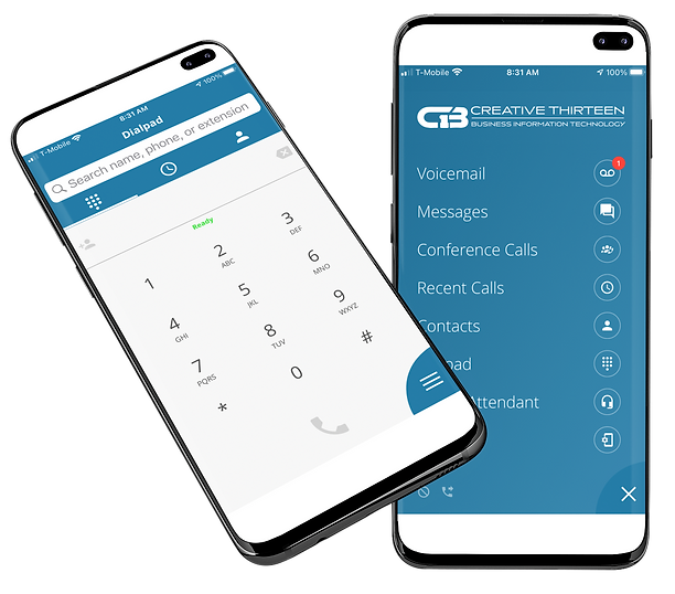 mobile device business phone app