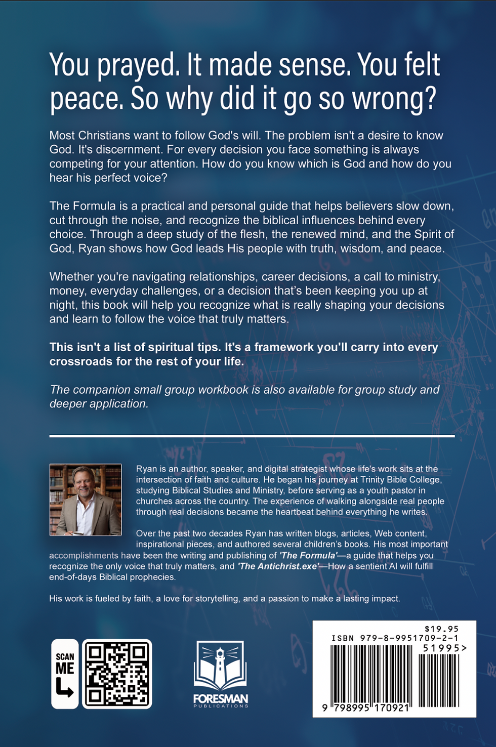 Back Cover of The Formula