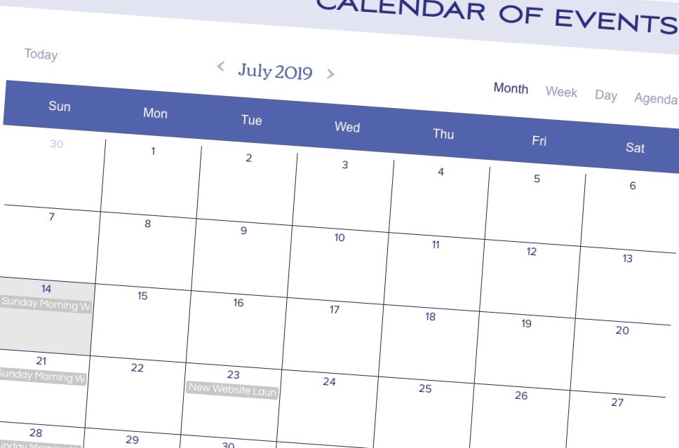 Calendar Events Collierville, TN Grace Chapel