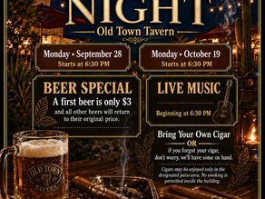 Cigar Nights Are Coming to Old Town Tavern