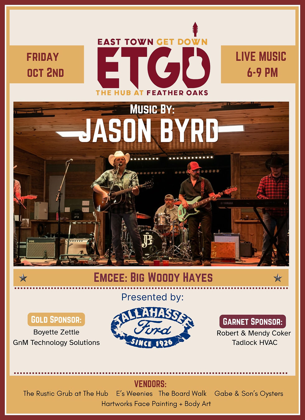 EastTown GetDown! Live music: Jason Byrd at 6pm