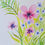 Thumbnail: Archival Print of Summer Meadow Pink Flowers