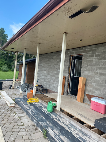 exterior porch before 