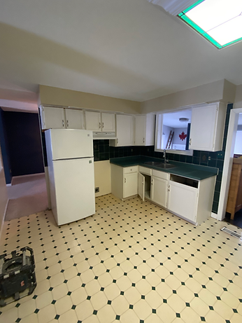 Kitchen renovation before