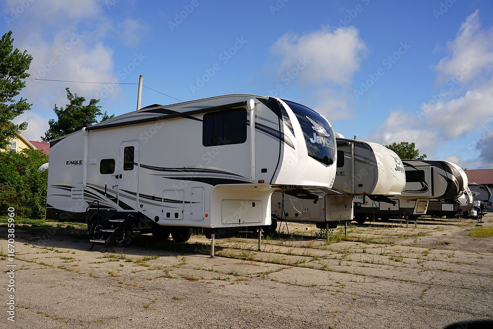 outdoor RV storage