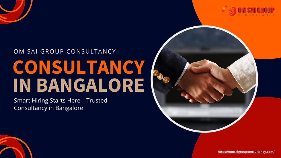 Consultancy in bangalore