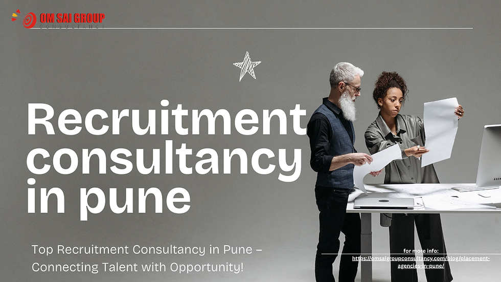 Recruitment consultancy in pune