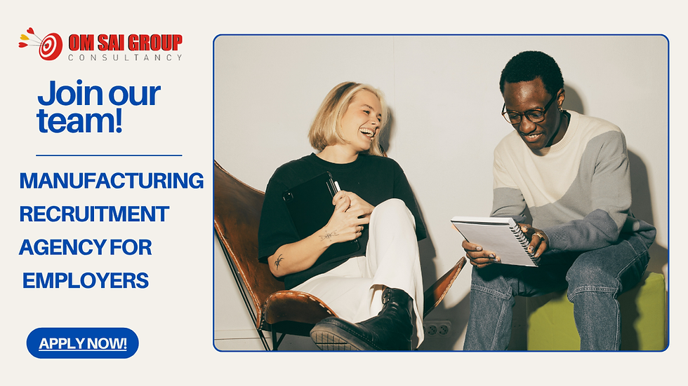 Manufacturing recruitment agency for employers