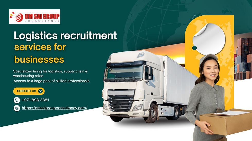 Logistics recruitment services for businesses
