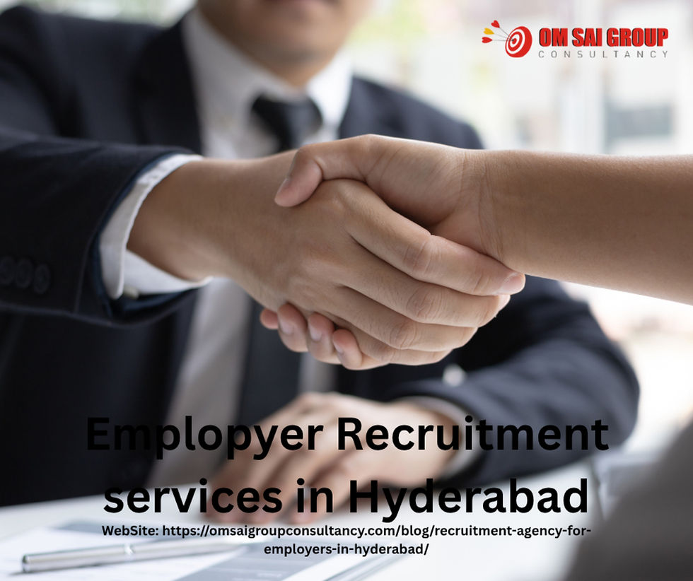 Emplopyer Recruitment services in Hyderabad