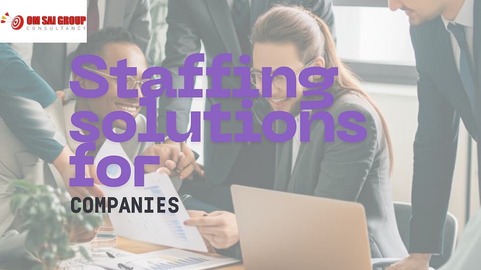 Staffing solutions for companies