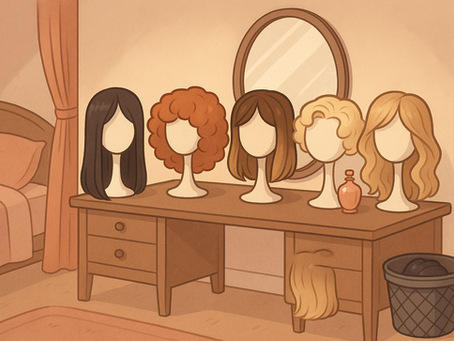 If you want to try to look convinging the wigs important