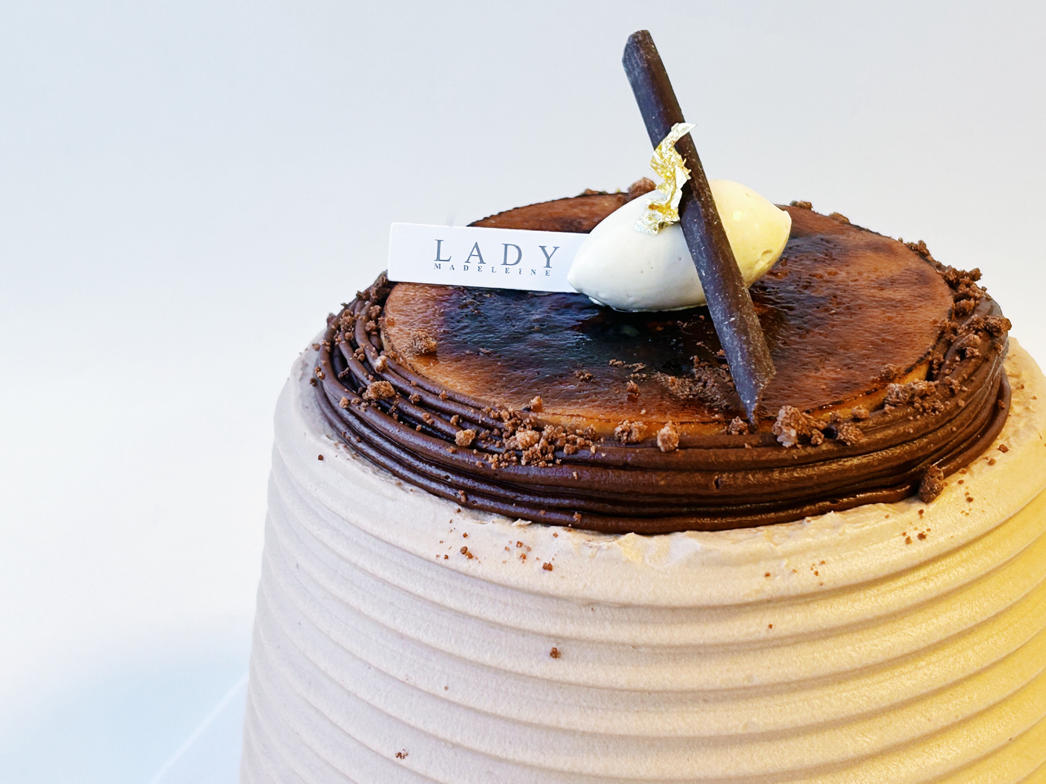 Miso Caramel Chocolate Almond Cake