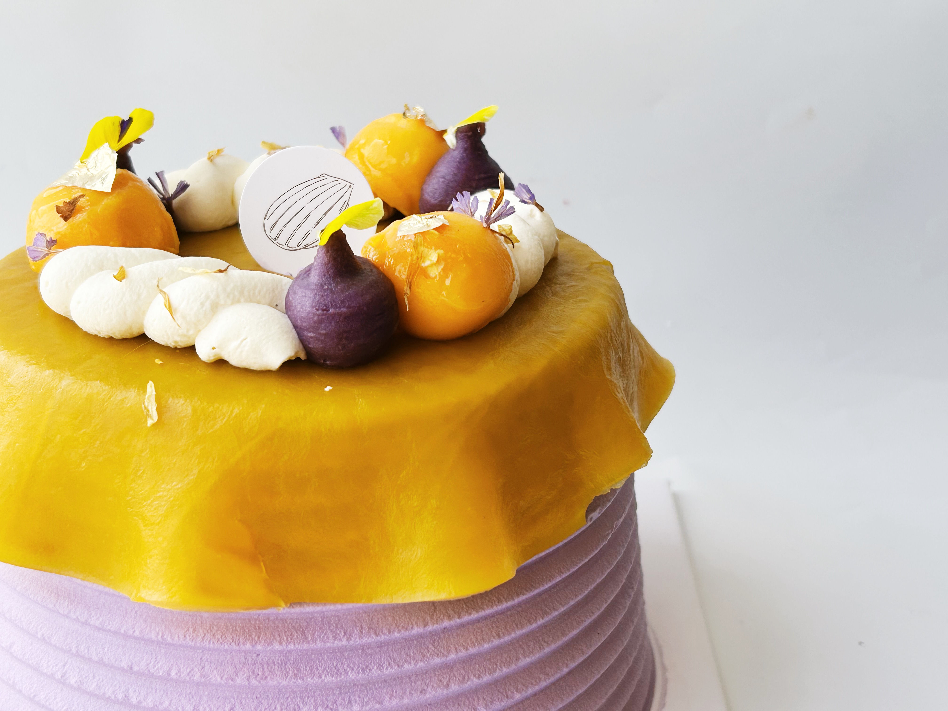 Ube Mango Cake