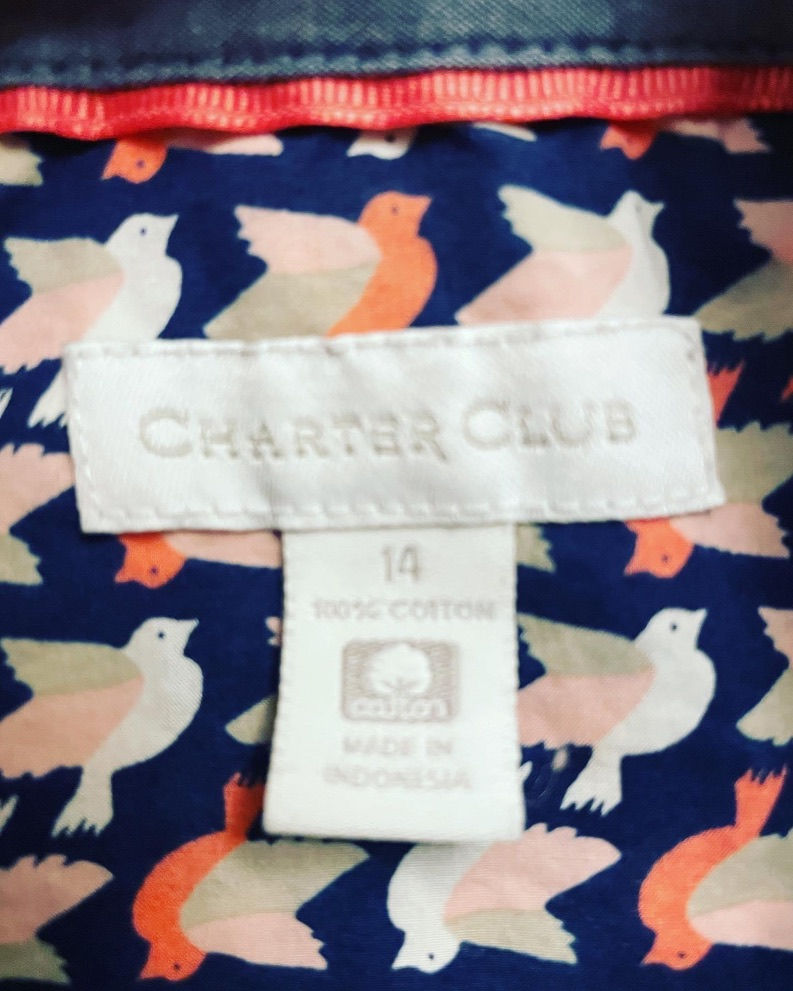 Thumbnail: Charter Club Women's Shirt - Size: 14