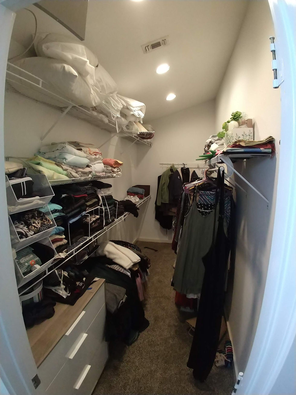Closet "A" - BEFORE