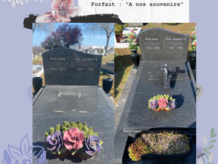 Voici un exemple de nettoyage du forfait "A nos souvenirs" réalisé en cette journée ensoleillé !