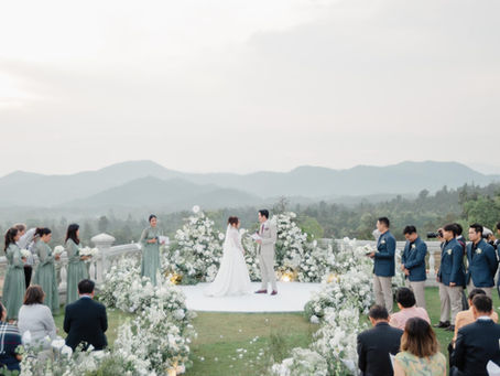 Wedding with Mountain View in Chiang Mai ✨