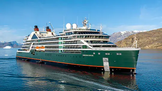 Seabourn Encore in the Antarctic