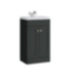 Thumbnail: Serenity - Shaker Slimline 500mm Floor Standing Two Door Kore Basin Unit