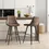 Thumbnail: Counter Height Bar Chairs, 27.75" Kitchen Stools with Metal Legs