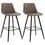 Thumbnail: Counter Height Bar Chairs, 27.75" Kitchen Stools with Metal Legs