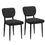 Thumbnail: Zeke Dining Chair in Charcoal and Black