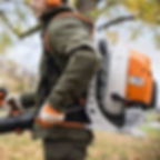 Stihl BR 800 C-E Petrol Backpack Blower close up