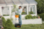 GHE 105 Electric Garden Shredder in use in garden