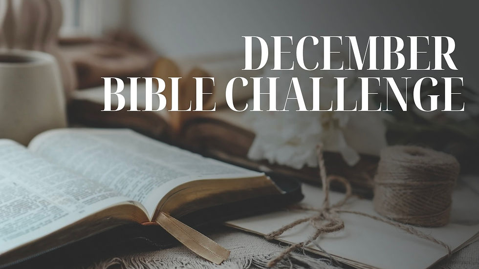 December Bible Challenge: 2 Corinthians