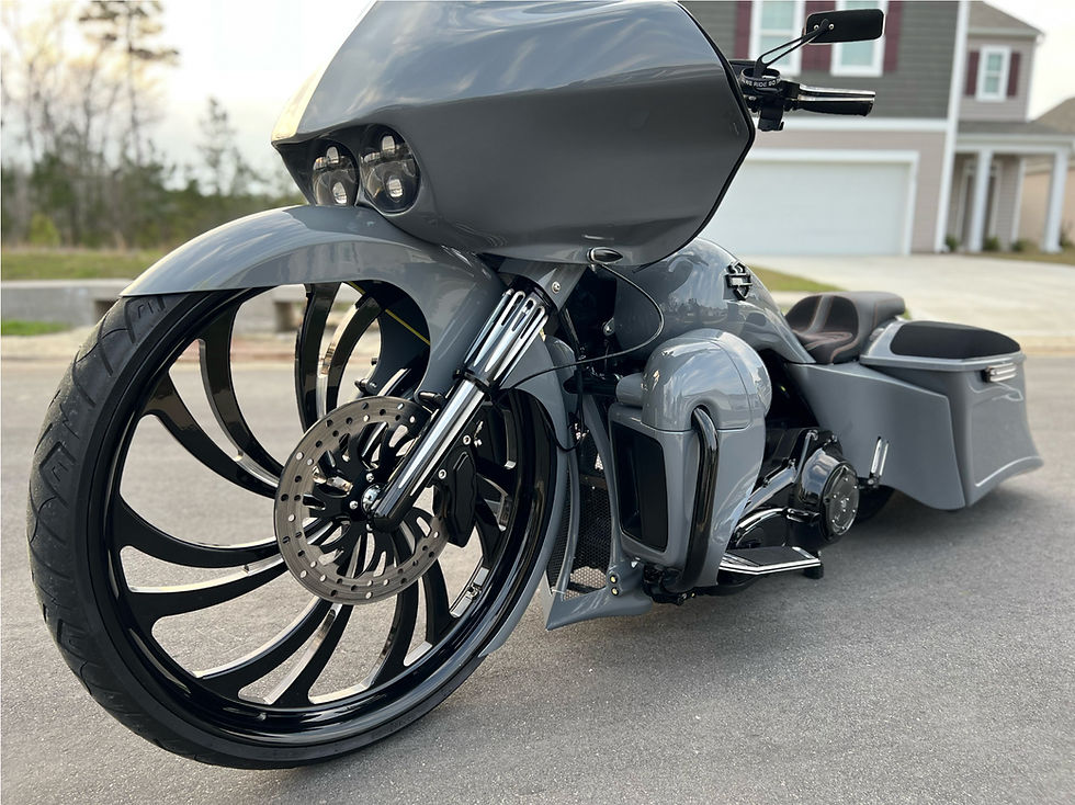 Ceramic coating with complete detail on bike