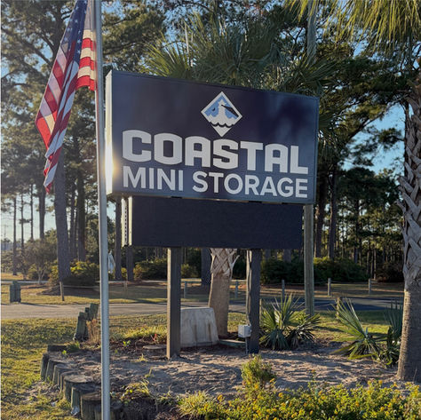Coastal Mini Storage Digital LED Road Sign