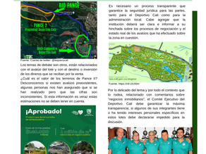 Pance II. Un terreno de utilidad pública