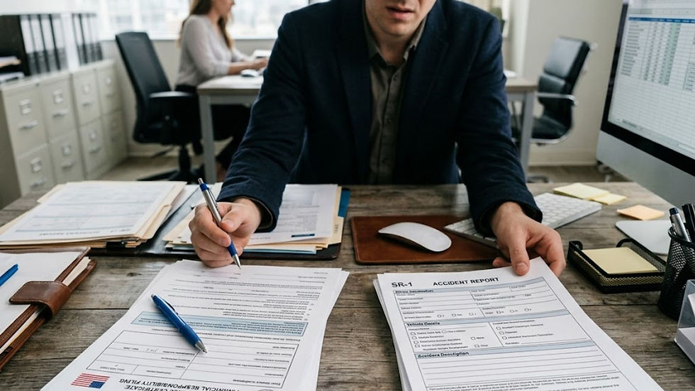 Mistake #6: Confusing the SR22 Insurance Filing with an SR-1 Accident Report