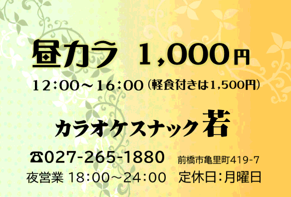 カラオケ　昼間　歌い放題