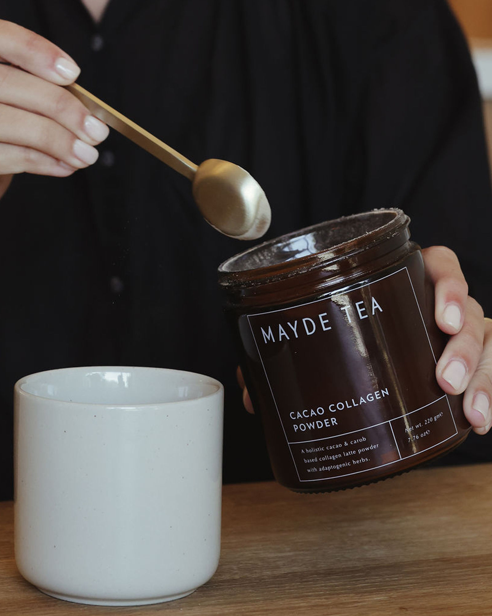 MAYDE TEA - Cacao Collagen Powder