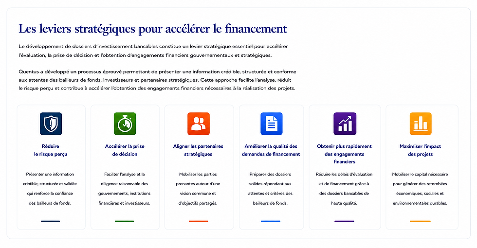 Les leviers stratégiques pour accélérer le financement