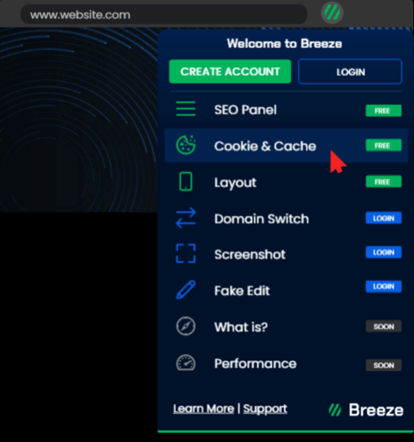 cookies & cache_with dropdowns.gif