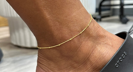 LETS GET ZAPPED PERMANENT ANKLETS