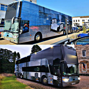 Bus wrap .Hedi one .Wrapped by mwgraphics in Hull. Coach wrap. Tour bus