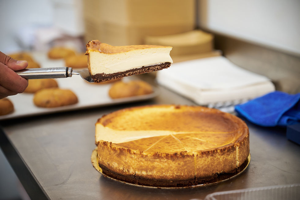 Un trozo de tarta de queso tradicional en Tartas by Dani (Alan Cohen)