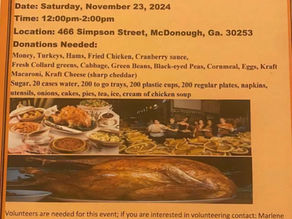 Join Miracle Mission International Outreach for a Free Thanksgiving Gala and Turkey Basket Giveaway – Donate and Make a Difference!