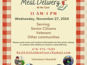 Celebrate Thanksgiving with Best Life Golden Years, Inc.: Free Meal Delivery for Seniors, Veterans, and Local Communities