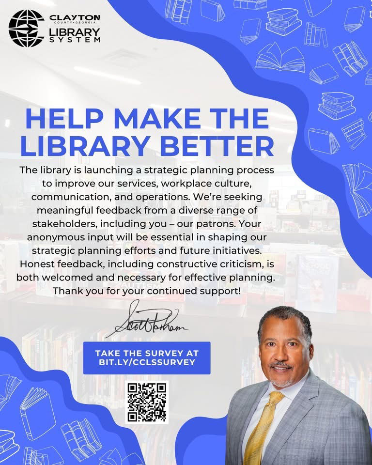 Clayton County Library System Seeks Community Feedback Through New Strategic Planning Survey