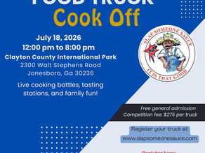 SSOS Inaugural Food Truck Cook Off Coming to Clayton County International Park