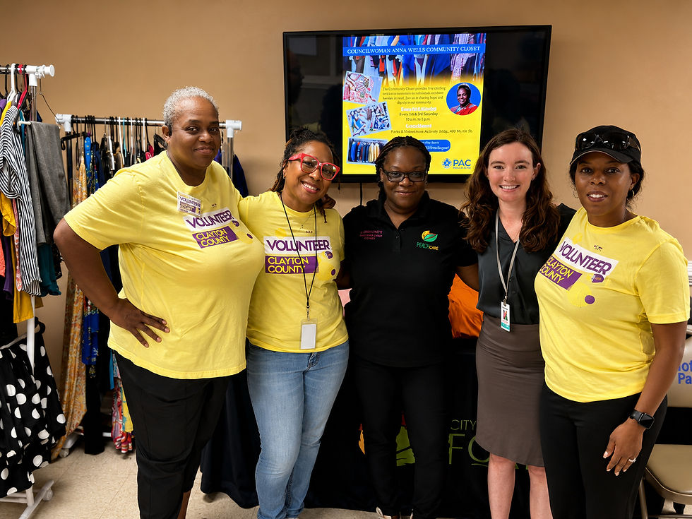 That belief came to life when three Volunteer Clayton County members came together to serve at Ward 4 Councilwoman Latresa Akins-Wells’ Community Closet in Forest Park. The volunteers helped organize clothing, welcome visitors, and support individuals and families throughout the event. The Community Closet is held every third Friday of the month from 12:00 p.m. to 2:00 p.m. at the Council House, located at: 5087 Park Avenue Forest Park, GA 30297 The Community Closet provides free clothing and shoes to individuals and families while supplies last. The monthly initiative is another example of neighbors helping neighbors and creates a meaningful opportunity for local volunteers to support their community. To some, three volunteers may not seem like a large number. For Volunteer Clayton County, however, those three members represented exactly what the organization was created to accomplish. Volunteer Clayton County is not built around waiting for large, formally organized service projects. Instead, it is built around individual members who are already making a difference throughout the community. When a member plans to volunteer at a local event, that person is encouraged to share the opportunity with the Volunteer Clayton County group and invite other members to attend. Sometimes one additional person is available. Sometimes a small group is able to participate. Regardless of the number, the goal remains the same: No one has to serve alone when people can serve together. As Volunteer Clayton County organizer Trina Kulawole believes and often says: “When two or more people get together, great things can happen.” That philosophy is at the heart of the organization’s mission and growing community presence. Building a Recognizable Volunteer Presence Across Clayton County Volunteer Clayton County members can often be recognized by their bright yellow Volunteer Clayton County T-shirts. To the organization, those shirts are more than matching apparel. They are the members’ superhero capes. Just as a superhero puts on a cape before stepping forward to help others, Volunteer Clayton County members proudly wear their yellow shirts while serving. The shirts represent kindness, teamwork, community pride, and a willingness to show up wherever helping hands are needed. The organization hopes to grow that symbolism throughout Clayton County so that the yellow Volunteer Clayton County shirt becomes widely recognized as a sign of service and positive community involvement. The long-term vision is for every volunteer opportunity in Clayton County to have at least two or more Volunteer Clayton County members present, proudly wearing their yellow shirts, showing their support, and making a difference together. Whether members are helping at a food pantry, participating in a community cleanup, supporting a nonprofit fundraiser, assisting at a school event, or volunteering at programs such as Councilwoman Akins-Wells’ Community Closet, Volunteer Clayton County wants its members to be known as people who consistently show up. Every Volunteer Makes a Difference Community impact is not measured only by the size of a crowd. Sometimes meaningful change begins with two people who are willing to give their time. Those two volunteers may inspire another person to participate. That person may encourage someone else. Over time, a small act of service can help build a larger culture of volunteerism throughout the community. That is the culture Volunteer Clayton County is working to create. The three members who volunteered at the Community Closet demonstrated that a meaningful impact does not require a large group. It requires individuals who are willing to show up, serve with pride, and support one another. Join Volunteer Clayton County Residents who are searching for volunteer opportunities in Clayton County are invited to become part of the growing Volunteer Clayton County community. Members can browse upcoming volunteer opportunities, share events they plan to attend, invite others to join them, and help create a future where community service becomes a familiar presence throughout Clayton County. Volunteer Clayton County Website: www.bestofclaytoncounty.com/volunteer Volunteer Clayton County Facebook Group: https://www.facebook.com/groups/volunteerclaytoncounty Members are encouraged to put on their yellow shirts, wear their capes with pride, and help demonstrate that when two or more people get together, great things really can happen. ⸻ Share Positive Moments from Clayton County Residents are also encouraged to share photos from volunteer projects, nonprofit events, school activities, festivals, and other positive moments through the Best of Clayton County Community Gallery. Visit the gallery, view community photos, and submit images at: www.bestofclaytoncounty.com/bethebestgallery ❤️ Love Clayton County? Show your community pride by visiting our shop at www.bestofclaytoncounty.com/shop.