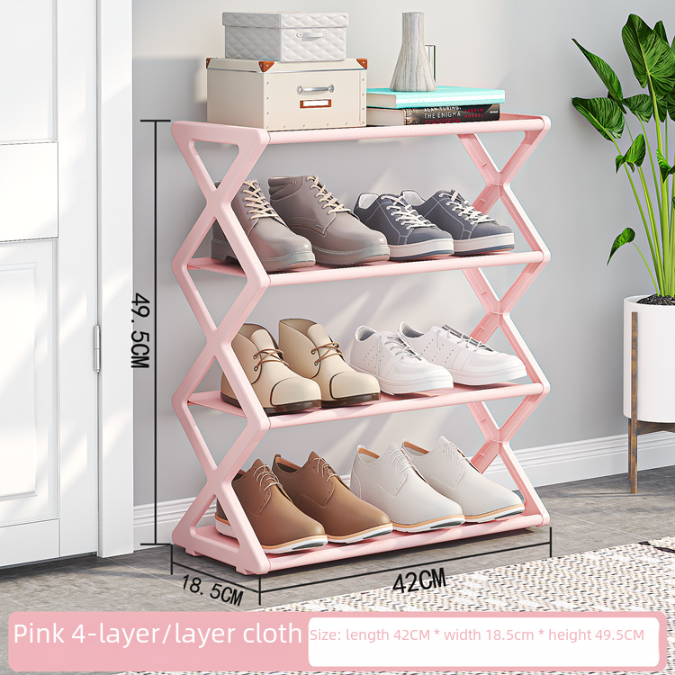 Thumbnail: X-Frame Dual Layer Shoe Organizer
