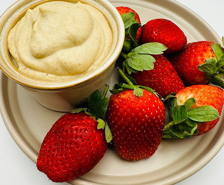 Date and Cashew Nut Custard