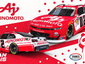 Ajinomoto Foods North America Inc. Joins Ryan Ellis and Young’s Motorsports at Las Vegas Motor Speedway
